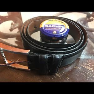 Allen Edmonds basic wide belt size 40 black